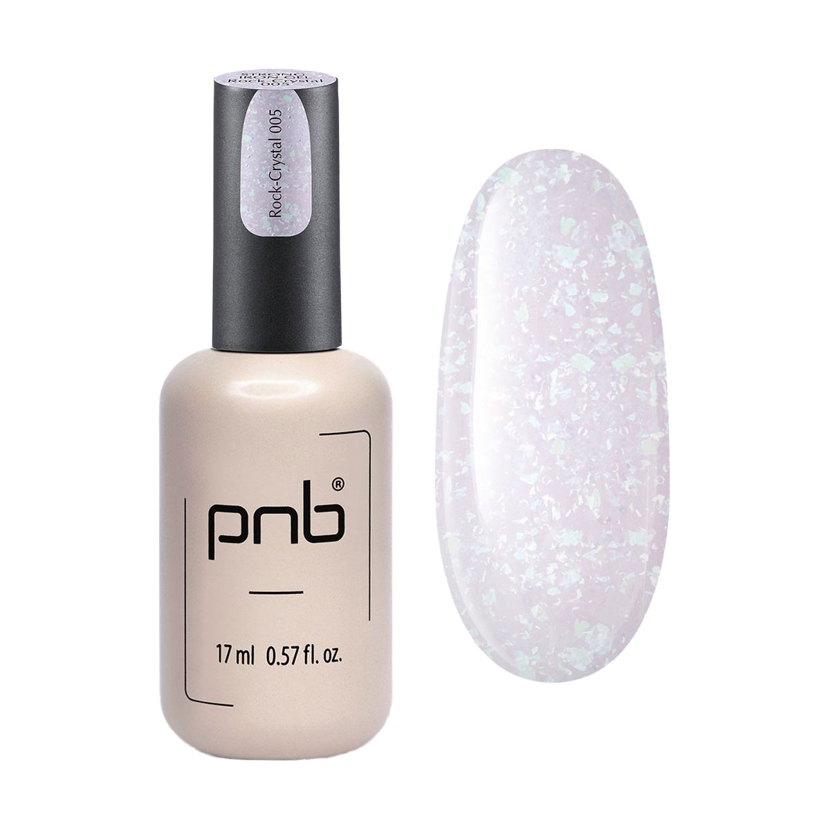 Гель для моделювання нігтів PNB Strong Iron Gel 005 Rock-Crystal, 17 мл