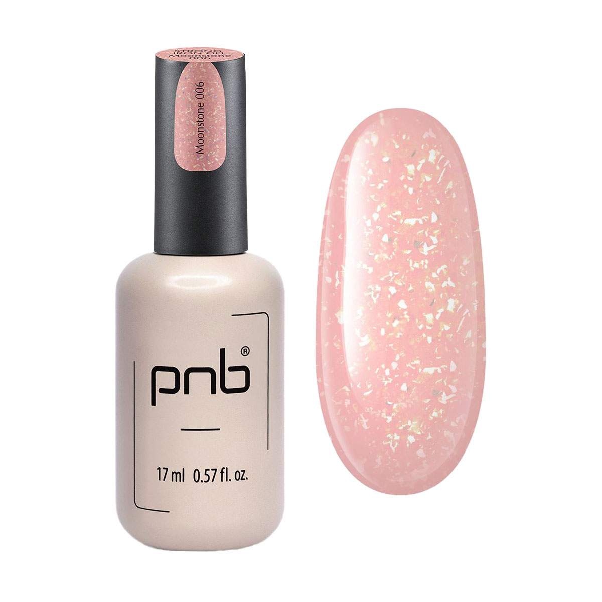 Гель для моделювання нігтів PNB Strong Iron Gel 006 Moonstone, 17 мл