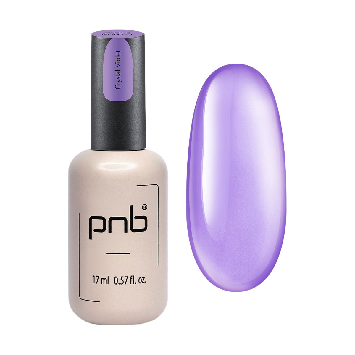 Гель для моделювання нігтів PNB Strong Iron Gel 013 Crystal Violet, 17 мл