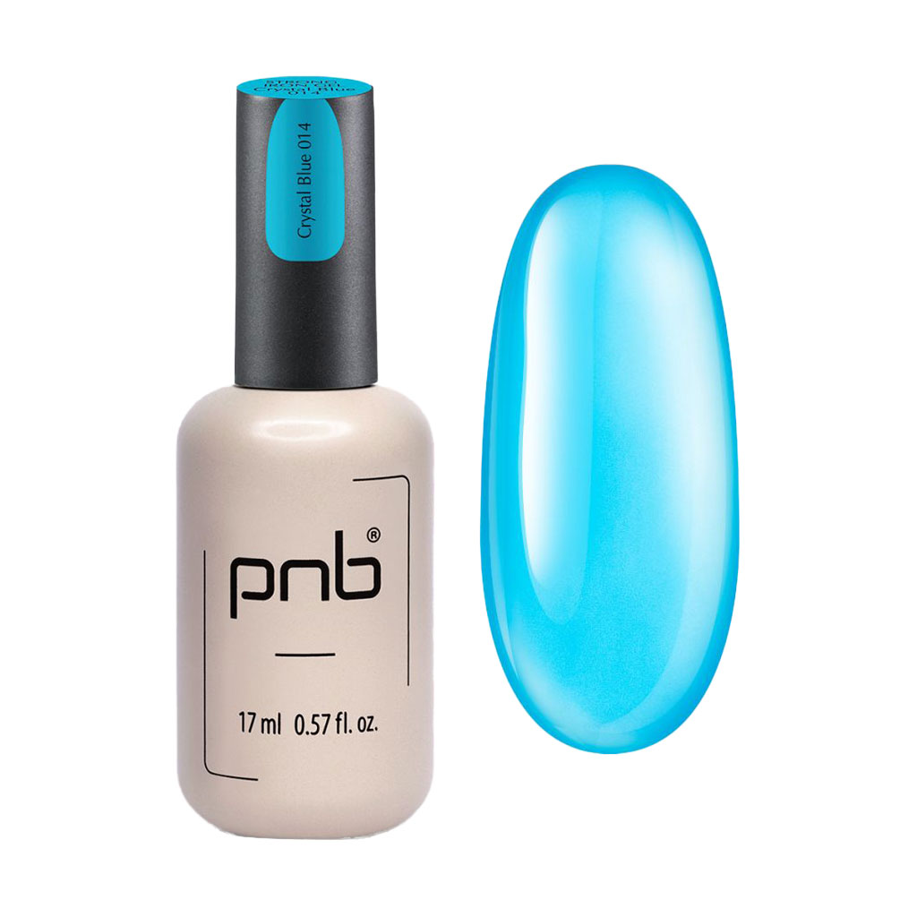 Гель для моделювання нігтів PNB Strong Iron Gel 014 Crystal Blue, 17 мл