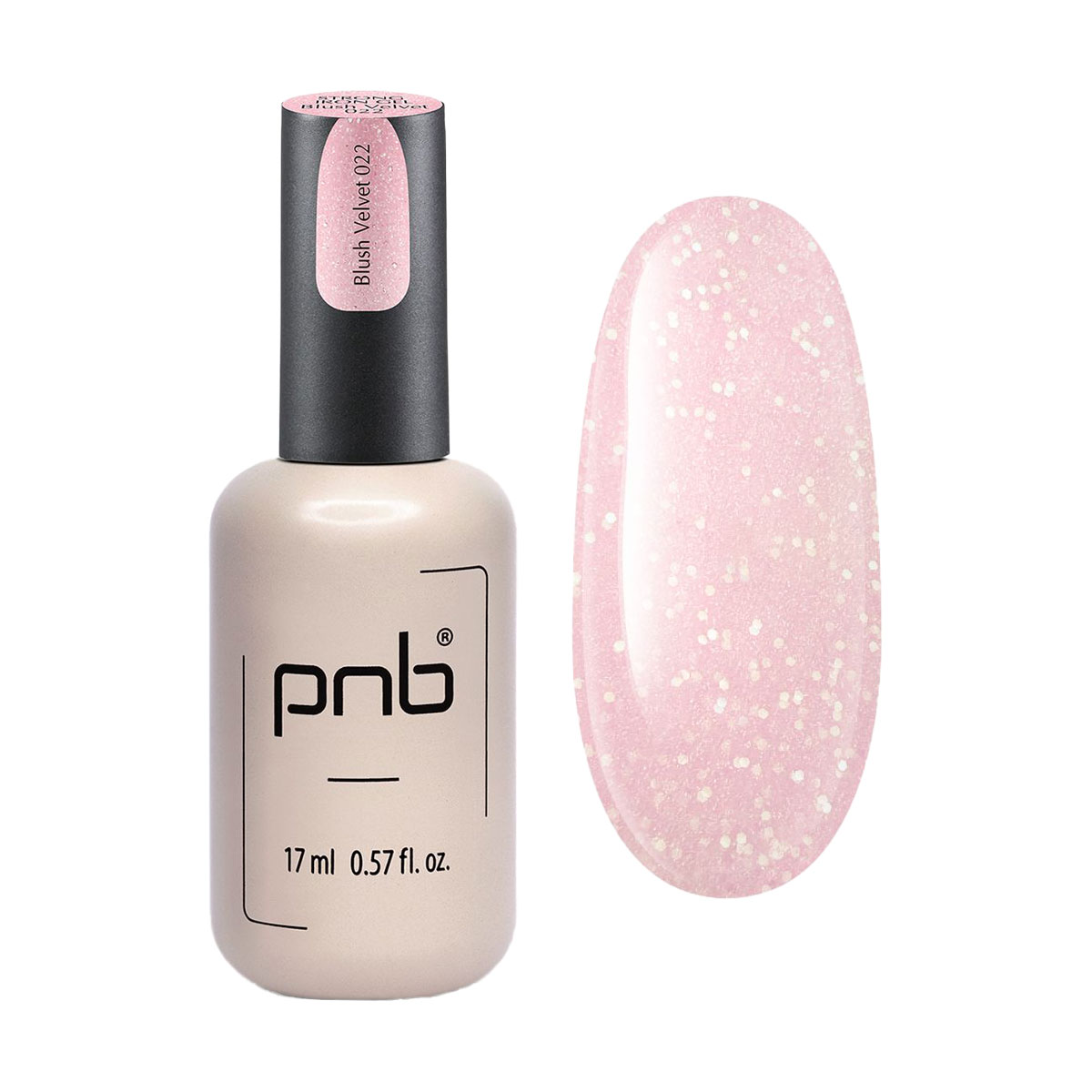 Гель для моделювання нігтів PNB Strong Iron Gel 022 Blush Velvet, 17 мл